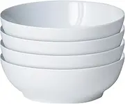 Denby White by 4 Piece Cereal Bowl Set