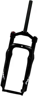 Snow Bike Suspension Fork 20"×4.0" Spread 135mm Mountain Bike Bike Fat Air Fork Travel 100mm Air Suspension Fork 1-1/8" Disc Brake QR for 4.0 Tire for Beach Snow Bike E-Bike