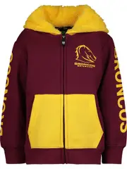 Broncos NRL Toddler Fleece Zip Jacket