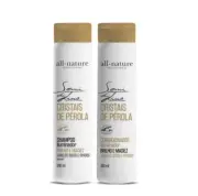 Cristais de Pérola Pearl Crystals Hair Shine Semi di Lino Kit 2x310 - All Nature