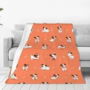 Dog with Big Bones Ultra-Soft Micro Fleece Blanket - Cozy and Lightweight Seasons