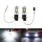 2x H3 LED BULBS WHITE HEADLIGHT FOG LIGHTS DRIVING CORNERING BULZO