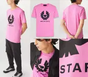 Belstaff England 1924 Signature T-Shirt Retro Phoenix Logo Tee Regular Shirt, L