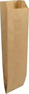 Quart Kraft Brown Paper Bags/Wine Liquor Bottles Gift Bags 4.5" x 2.5" x 16"