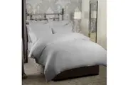 Belledorm 1200TC Cotton Duvet Cover (Silver) (Single)