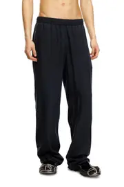 [Diesel] Diesel - Drawstring pants in faded twill - Pants - Man - Black 44 Black
