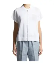 zip-up top 44 pure white