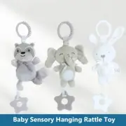 Infant Toddler Rattles Toy Baby Stroller Crib Soft Bunny Pram Hanging Plush Toy