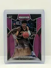 2019 Panini Draft Picks Ja Morant Purple Prizm ROY Memphis Grizzlies