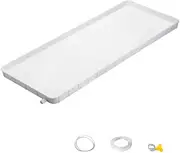 Thickened Air Conditioner Drip Pan, Condensate Drain Pan,Air Conditioner Drip Pan,complimentary Accessories, Indoor and Outdoor Universal 1-2P/3-5P Water Tray(81.5 * 33 * 2.5cm,5m Water Pipe)