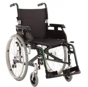 MLE WHEELCHAIR – DELUXE ALUMINIUM (GREEN), LIGHTWEIGHT ALUMINIUM FRAME