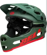 Bell Super 3R MIPS MTB Bike Helmet Adult Medium Dark Green/Infra - New with Box