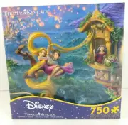 Thomas Kinkade Rapunzel Tangled Disney Jigsaw Puzzle 750 Piece NEW