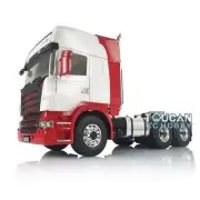1/14 LESU 6*6 Metal Chassis Painted TOUCANRC 802C Cabin Chimney RC Truck