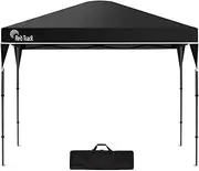 3.6x2.2m Ultra Compact Folding Gazebo, Carry Bag, Portable Outdoor Popup Marquee for Camping Beach, Black