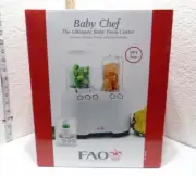 NEW!!! FAO Schwarz Baby Chef Ultimate Baby Food Center (steamer blender warmer)
