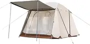 Tents for Camping 4 Person Tents Waterproof Easy Setup, Double Layer Family Camping Tent, Cabin Tents for Outdoor Hiking