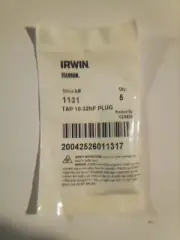 Irwin Hanson Stock#1131 Tap 10-32NF Plug Qty:5 Taps