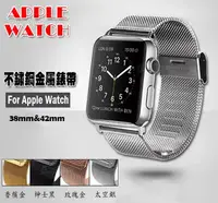 在飛比找樂天市場購物網優惠-優質不鏽鋼 Apple Watch 錶帶 米蘭尼斯 iwat