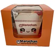 Maruchan Ramen Noodle Square Bowl Take Out Container Spoon Chopsticks Topper NEW
