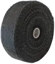 Aeroflow Exhaust Insulation Wrap2"X50Ft50 Foot Black Titanium Roll - AF91-3013