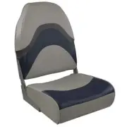 Springfield Premium Wave Folding Seat Gray/Blue with #1062031