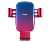 Creative Aurora Gravity Car Bracket Car Outlet Mobile Phone Clip Mobile Phone Navigation Bracket-Red