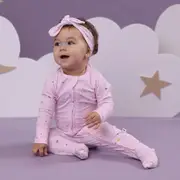 Snuggle Hunny Twinkle Organic Snuggle Sleepsuit Zip Footie