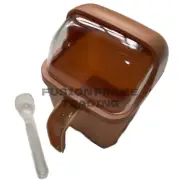 Kitchen Seasoning Container Salt Condiment Pot with Lid + Spoon