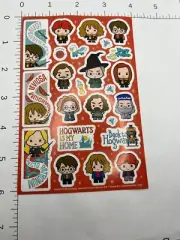 STICKER SHEET: Harry Potter hagrid hermione ron weasley slytherin hogwarts
