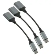 3 Pcs Type-c Adapters/data Cables Usb to Converter 3.0
