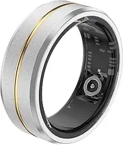 Smart Ring Fitness Tracker Health Rings Heart Rate Monitor Sleep Tracker Blood Oxygen Pedometer Step Counter Calorie Waterproof Fitness Ring for Men Women