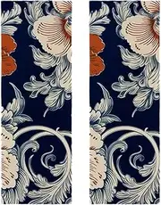 Hand Towels for Bathroom,Gym Towels for Working Out,Sports Towel,Abstract Ethnic Flower Blossom,2-Pc