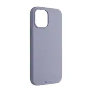 iPhone 15 Pro Max Soft Silicone Case Cover: Durable, Shock-Proof, Drop-Proof, Smooth Silky Exterior - Lavender Grey