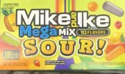 2 X Two Mike and Ike Mega Mix 10 Flavors Sour Candy Theater Boxes 9.5 Oz