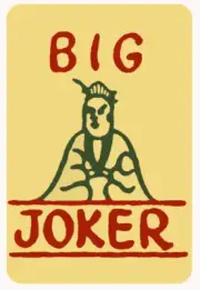 Mah Jongg Jong Mahjong 10 Joker Stickers Natural- Set #906b ***Free Shipping***