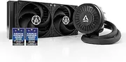 [ARCTIC] Liquid Freezer III 280 - Water Cooling PC, All-in-One CPU AIO Water Cooler, Intel & AMD Compatible, efficient PWM-Controlled Pump, Fan: 200-1700 RPM, LGA1851 and LGA1700 Contact Frame - Black, ACFRE00135A