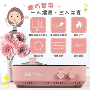 【大家源】福利品日式雙溫控火烤兩用電烤盤(TCY-376201)