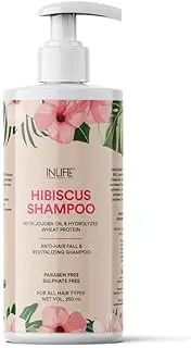 INLIFE Hibiscus Shampoo for Hair Growth Men and Women Soap Paraben Free - 200 ml