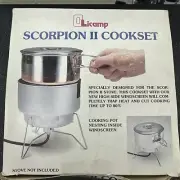 Olicamp Scorpion 2 Cookset Stainless 5 Pc Set 3 Pots 2 Lids