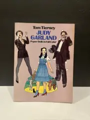 Judy Garland Paper Doll Book, Wizard of Oz, 1982, 16 Pages, Uncut