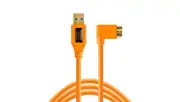Tether Tools TetherPro USB 3.0 to Micro-B Right Angle 4.6m Orange Cable