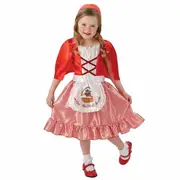 Little Red Riding Hood Costume (Hooded Capelet) - Girls