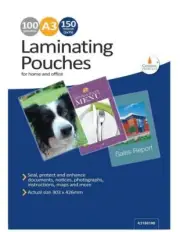 100 Sheets Cathedral A3 150 Microns Laminating Pouches