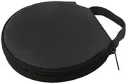 Small CD Bag,20 Capacity CD Wallet for Car,Home,Travel,CD Case Round CDs Storage Wallet DVD Disc Holder(Black)