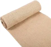Burlap Table Runner,Vintage Nature Hessian Jute Burlap Ribbon Table Runner,for Wedding,Festival Feast,Party Decoration(30cmx5m)