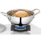 New Borosil Stainless Steel Kadhai With Lid, Induction Friendly with Free Post