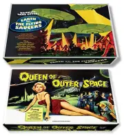 Marx "Earth vs. the Flying Saucers" OR "Queen of Outer Space" Play Set Box