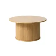 Modern Furniture NOLA Round Coffee Table 90cm - Oak
