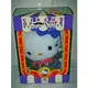 A商旋.(企業寶寶玩偶娃娃)全新附盒2013年麥當勞發行Hello Kitty凱蒂貓Circus of Life馬戲團-魔術師絨布娃娃!